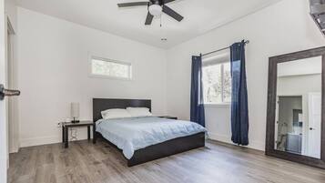 4 bedrooms, iron/ironing board, travel crib, WiFi