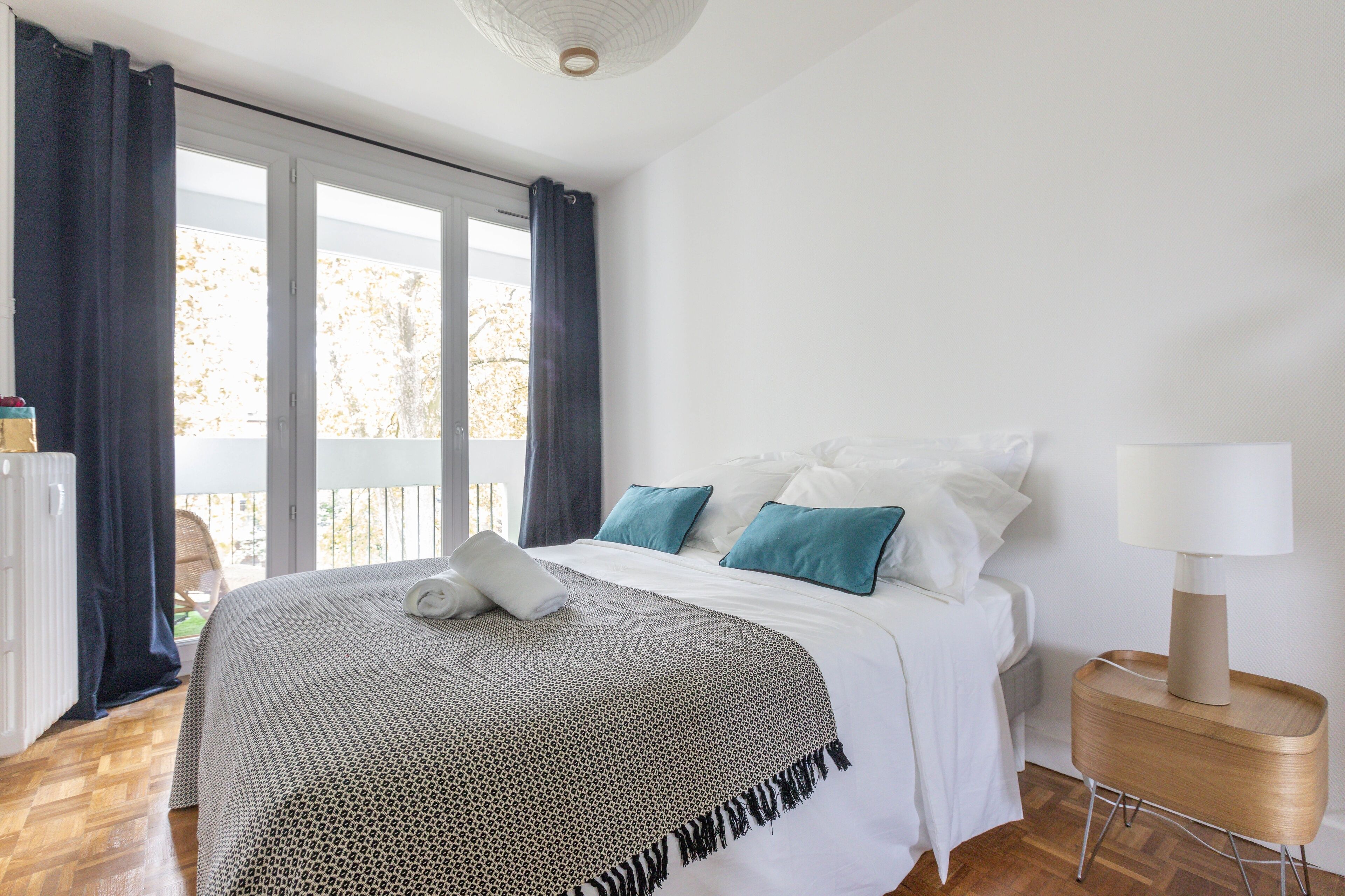 2 chambres, fer et planche à repasser, Wi-Fi gratuit, draps fournis