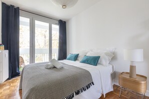2 Schlafzimmer, Bügeleisen/Bügelbrett, kostenloses WLAN, Bettwäsche