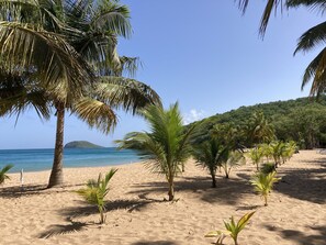 En la playa 