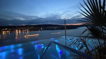 Indoor pool, outdoor pool, open 6:00 AM to 9:00 PM, sun loungers