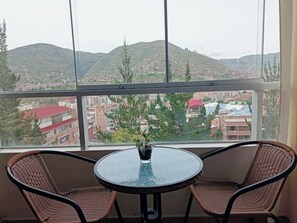 Blick von der Unterkunft