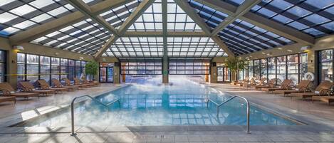 Indoor pool, outdoor pool