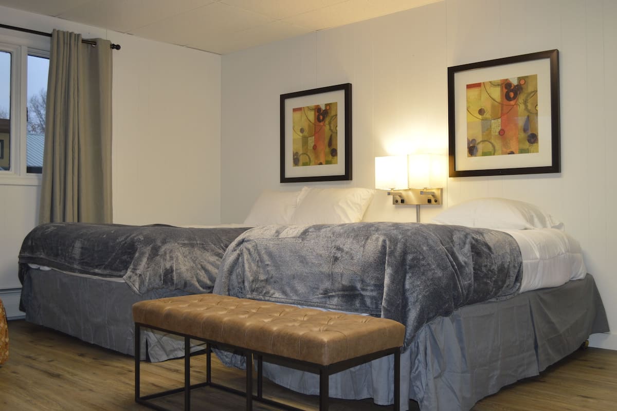 Basic Double Room | Down comforters, blackout drapes, free WiFi, bed sheets