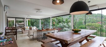 Beautiful 4 bedroom country house in the mountains with pool, playroom and more