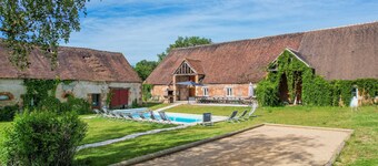 So Villa Reprenellière (45) - Heated pool - Foot - 2h Paris - 30p.