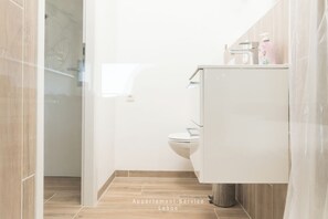 Shower, hair dryer