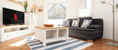 TV, DVD player, stereo