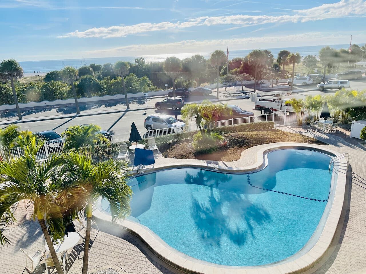 Et oppvarmet basseng