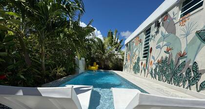Modern 3BR Retreat with Private Pool & Waterfall