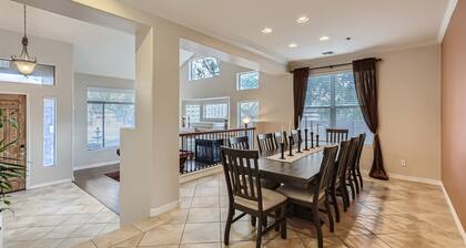 Spacious home in the heart of the West Valley with heated pool and game room