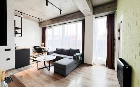 Family Suite with Balcony | Living room | Smart TV