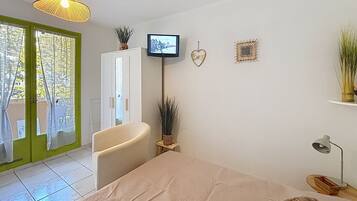 1 quarto, acesso para cadeiras de rodas