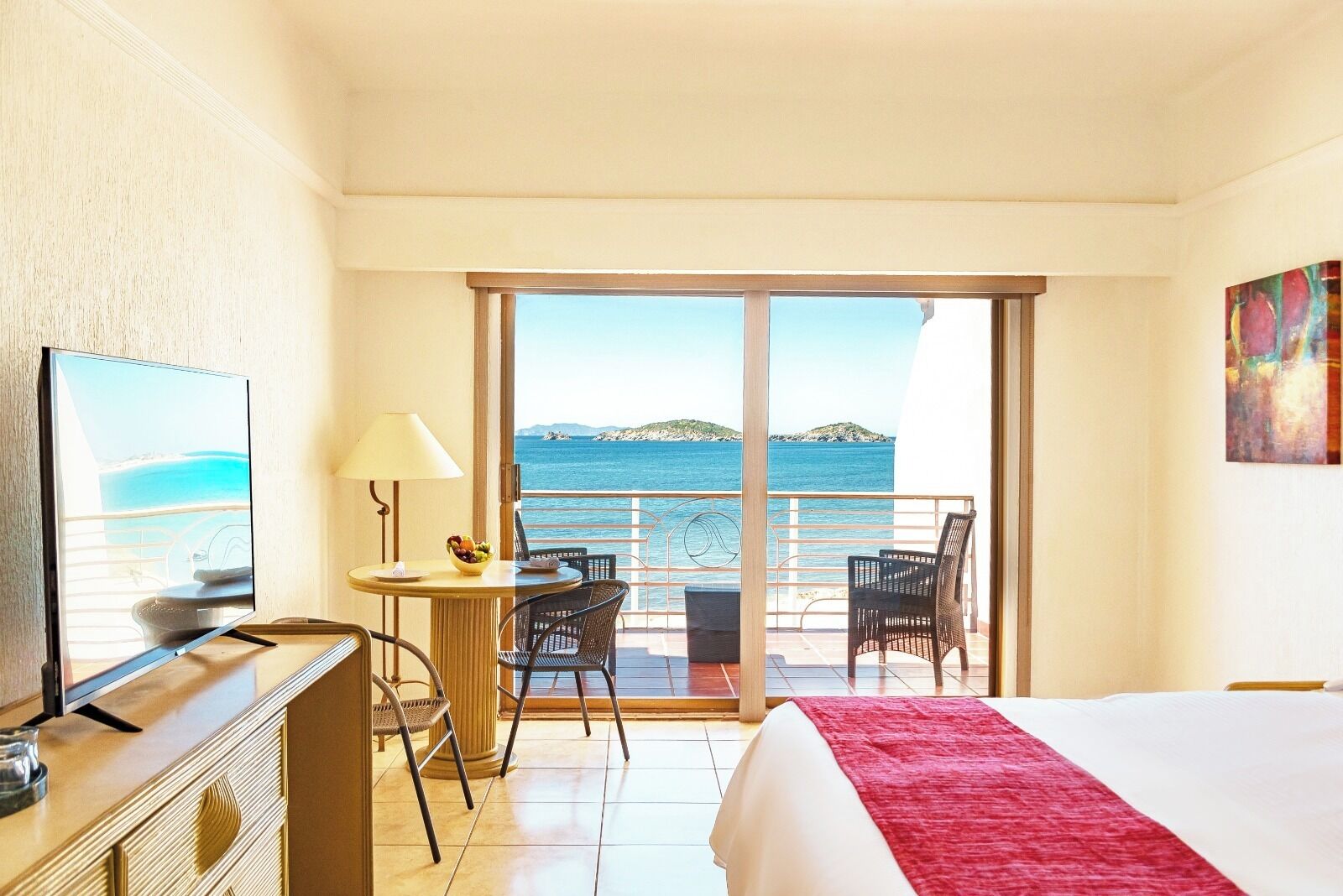 Premium Room, 1 King Bed with Sofa bed, Balcony, Ocean View | View from room