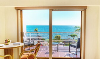 Superior Room, Multiple Beds, Balcony, Ocean View | Terrace/patio