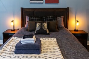 1 Schlafzimmer, Bügeleisen/Bügelbrett, kostenloses WLAN, Bettwäsche