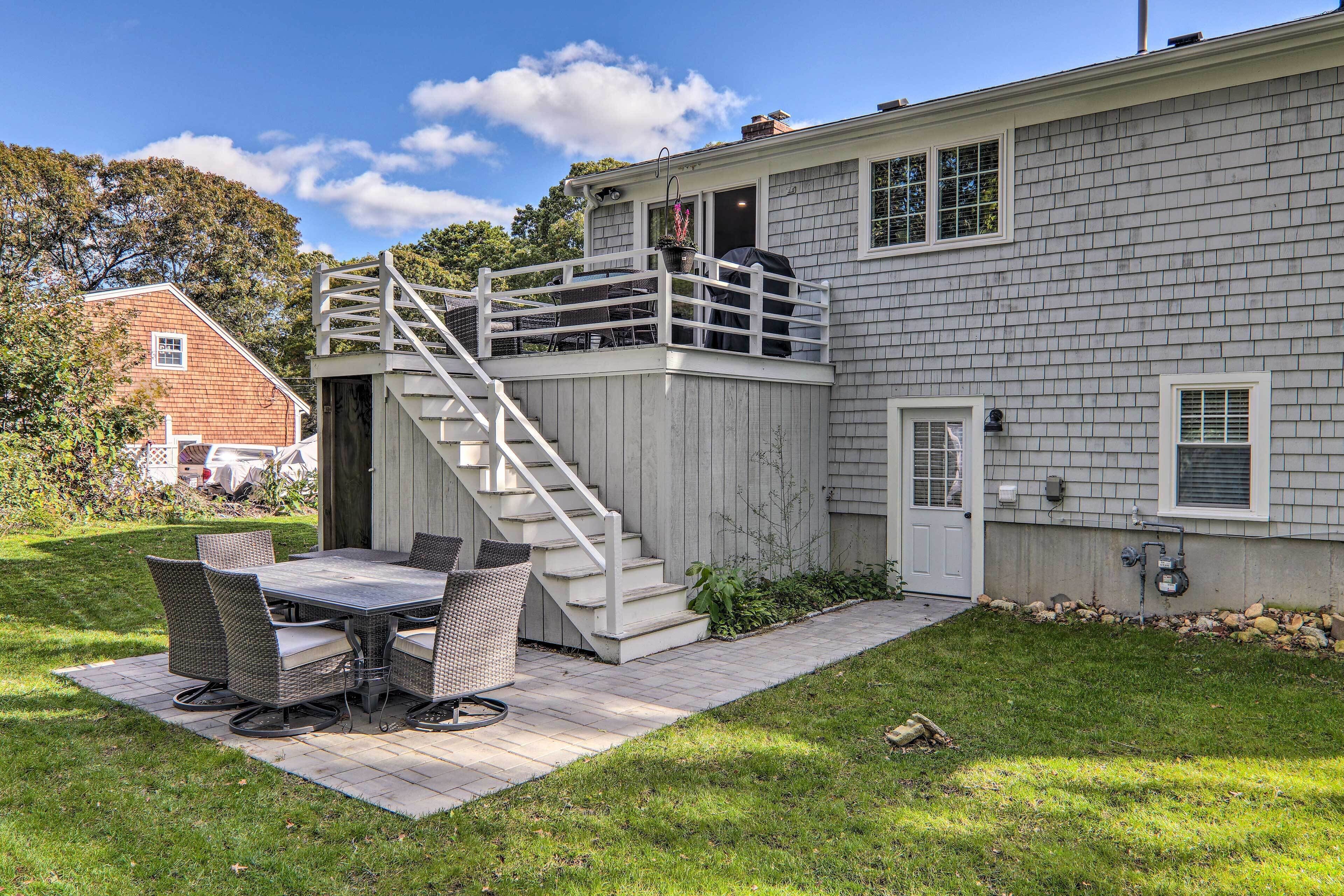 Hyannis Home w/ Spacious Yard, Fire Pit & Grill!