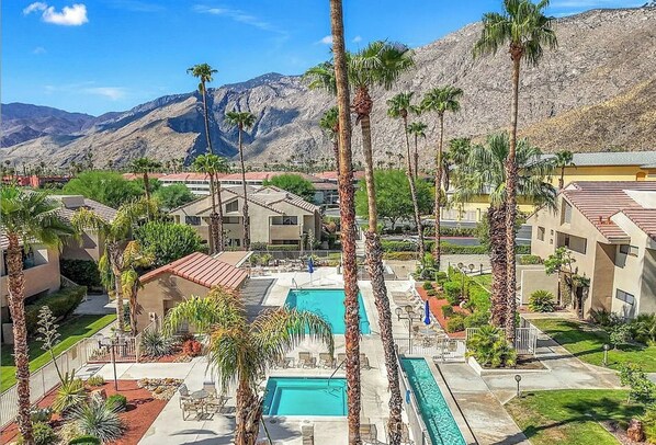 Outdoor pool, a heated pool - Mid Century Escape. Envious location. (Palm Springs)