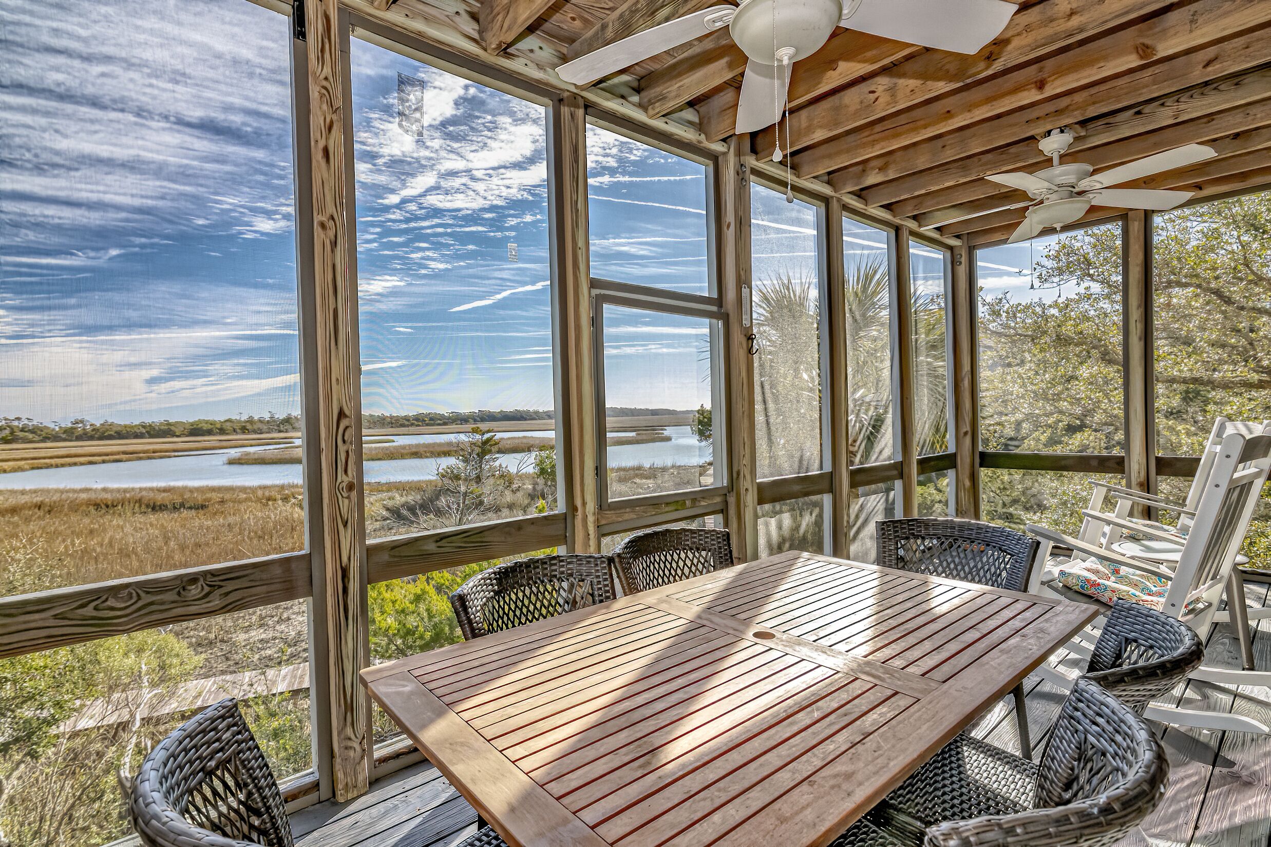 Front row condo with best views of Marsh on Bald Head Island!