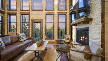 Smart TV, fireplace, offices
