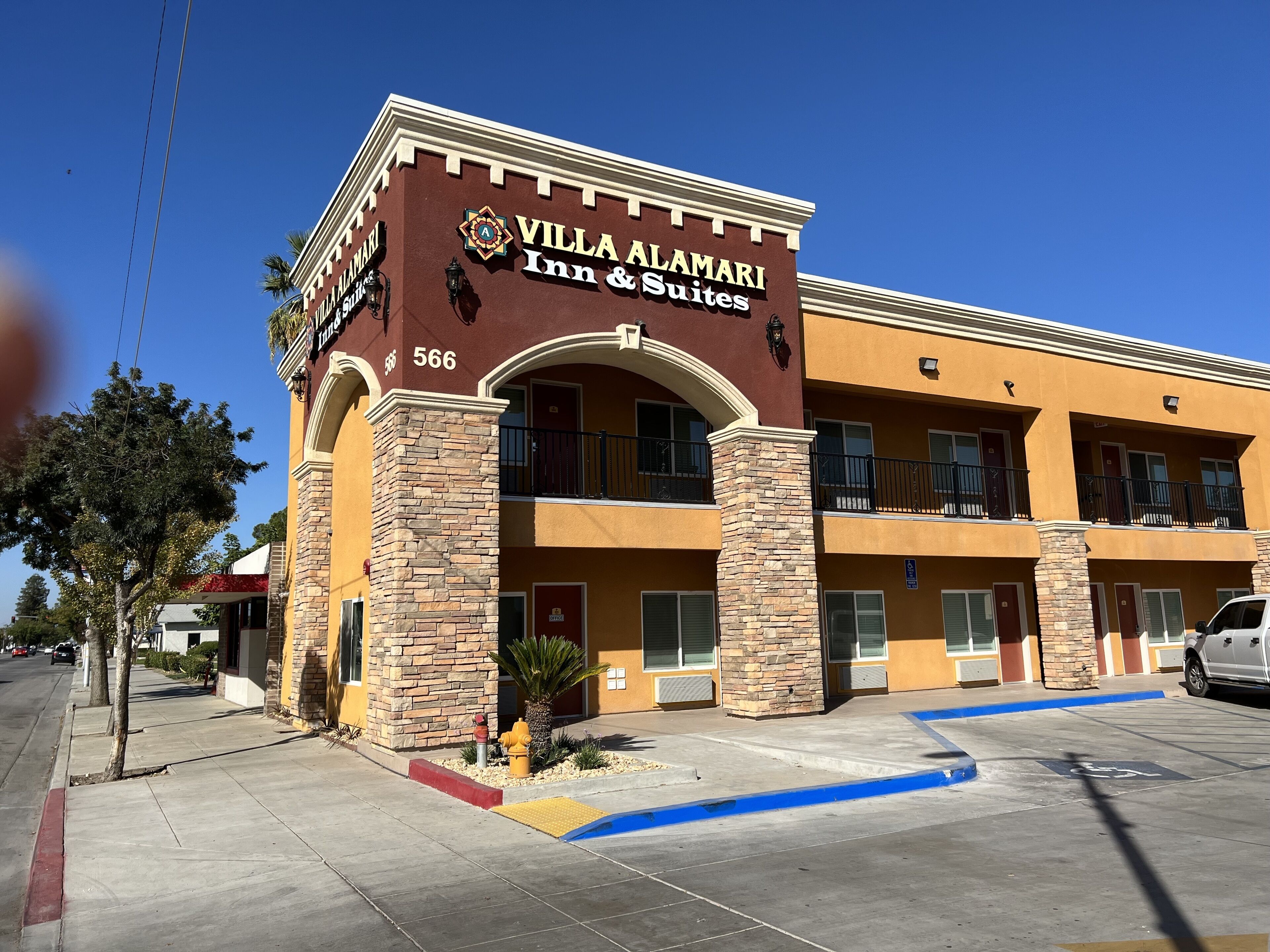 Façade de l’hébergement