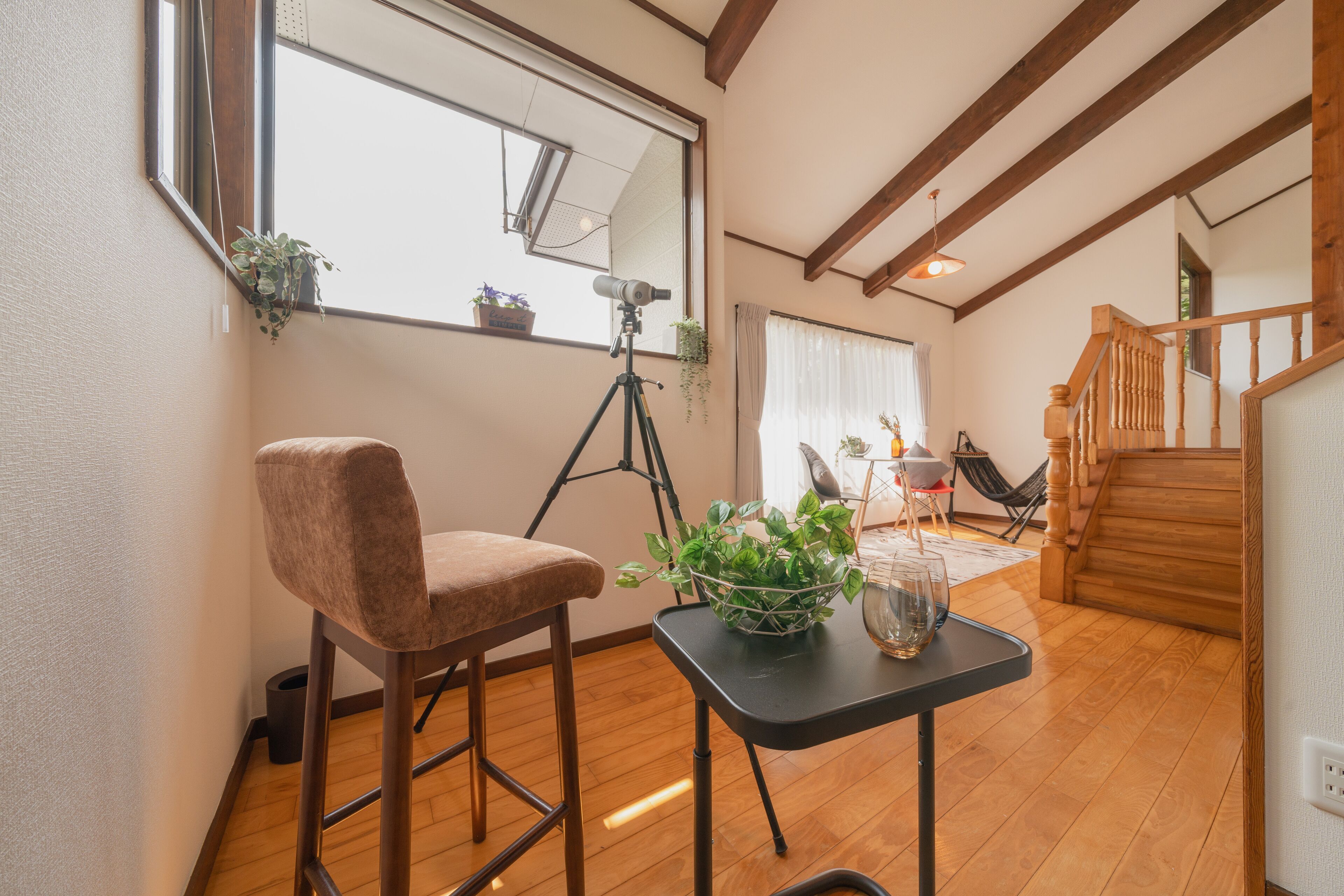 Basic Villa | Living area | Fireplace