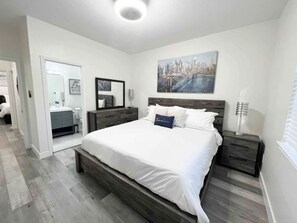 2 bedrooms, iron/ironing board, travel crib, free WiFi