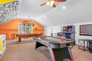 Game room - Shoreside Oasis - Amazing Views & Spacious 5BR 4BA (Mooresville)