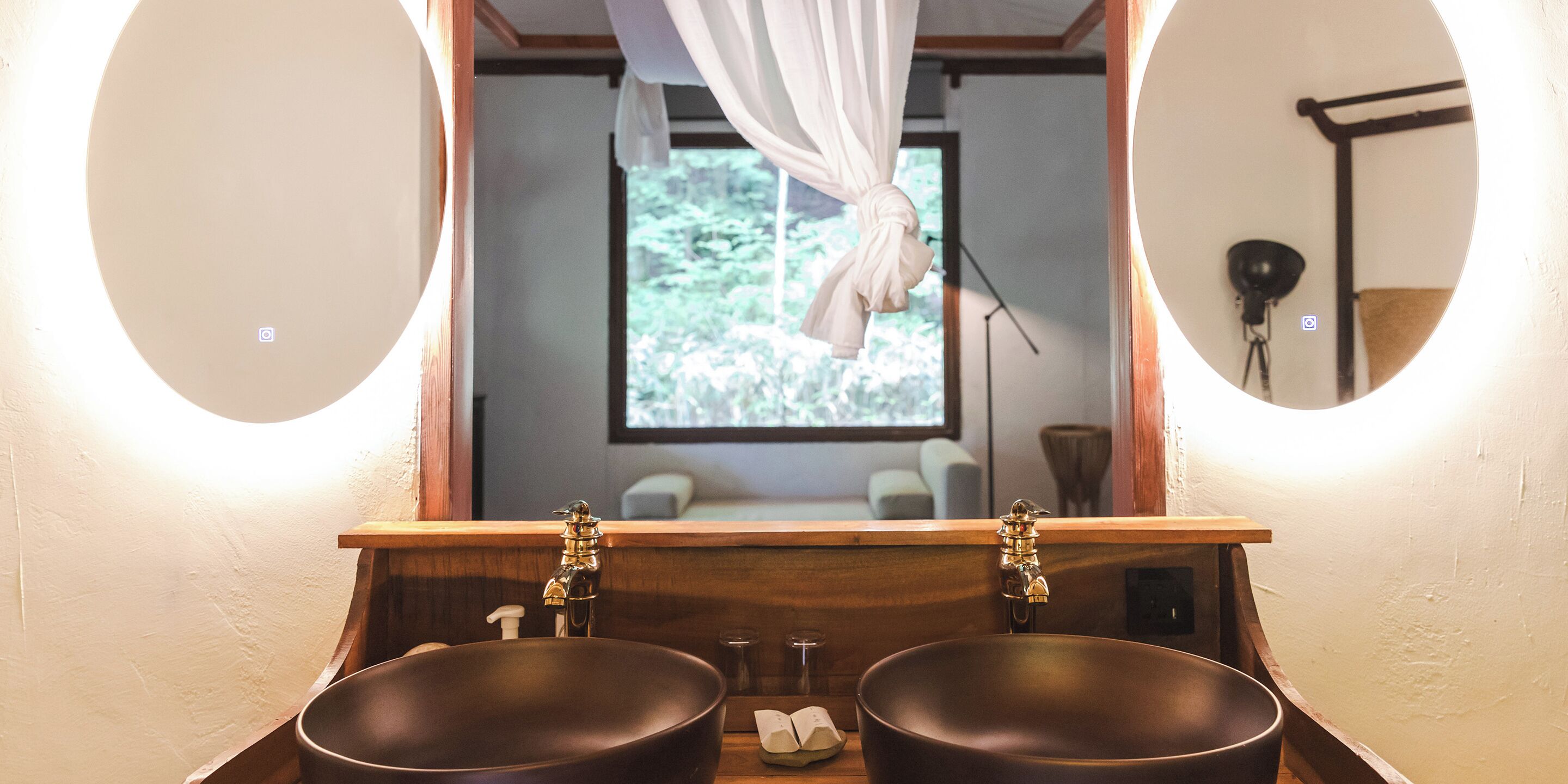客房, 无烟房 (Glamping Komorebi) | 客房内保险箱、免费 WiFi、特色装修、特色家居