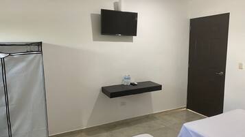 Basic Double Room, 2 Queen Beds | Free WiFi, bed sheets
