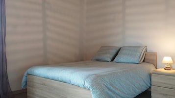 3 bedrooms, bed sheets