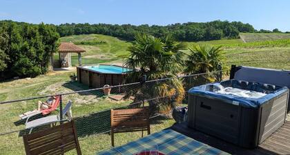 Maison isolée avec piscine privée et spa, Charente