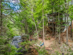 Property grounds - Watersong Rapids ~ 4BR Mountain Modern Luxury on a beautiful creek!  Wow! (Ellijay)