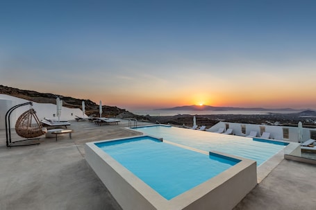 Seasonal outdoor pool. Mandilaras Village