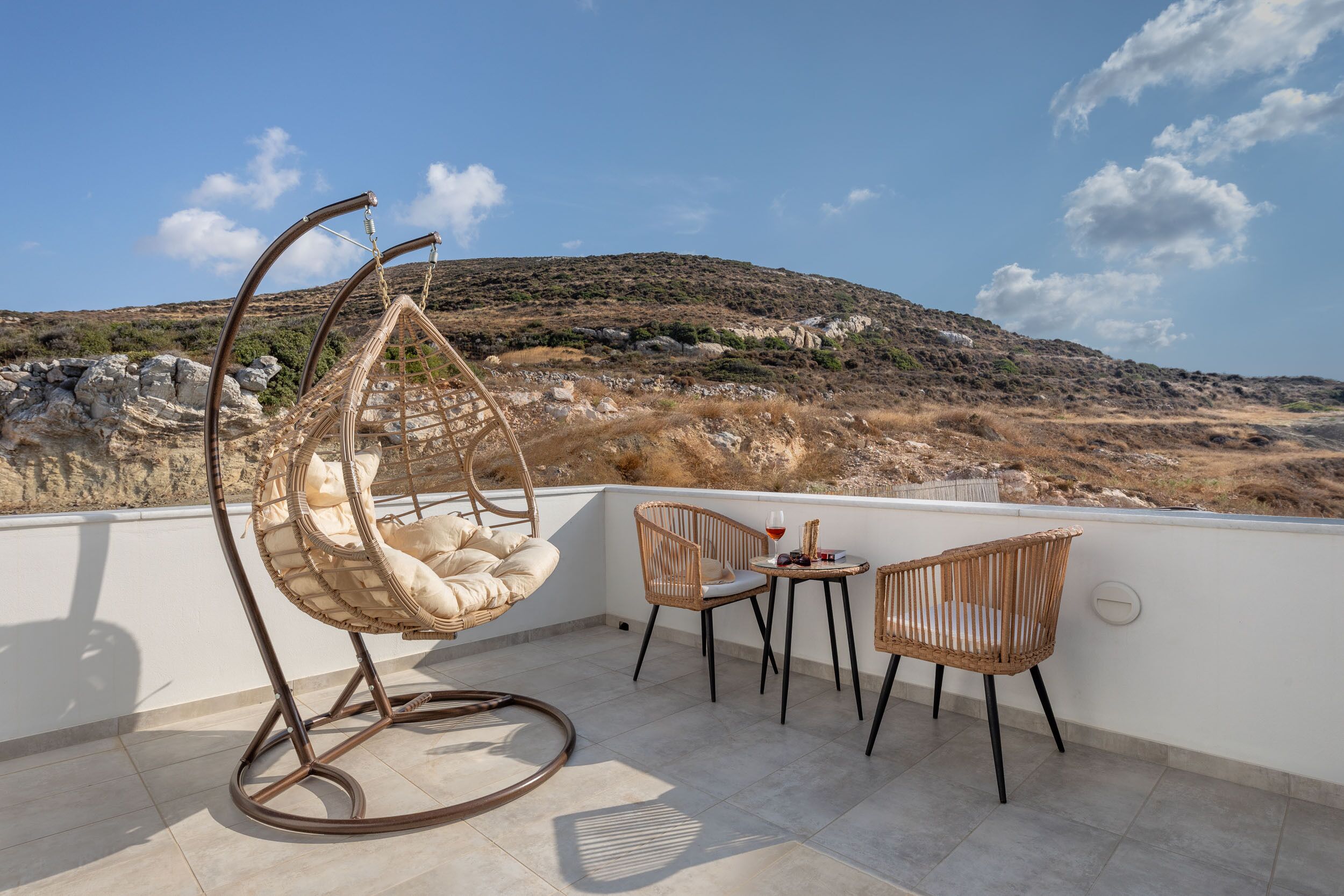 Apartamento Deluxe, 1 habitación, vistas al mar | Balcón