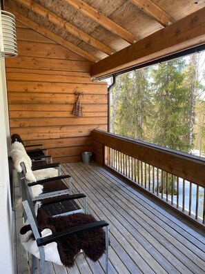 Terrace/patio - Sallan lumous a by Interhome (Salla)