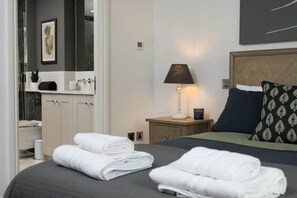 2 bedrooms, soundproofing, iron/ironing board, travel cot