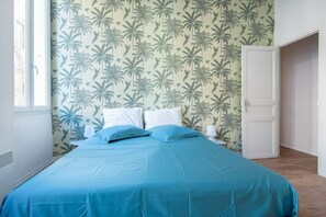 2 chambres, fer et planche à repasser, lit parapluie, Wi-Fi gratuit