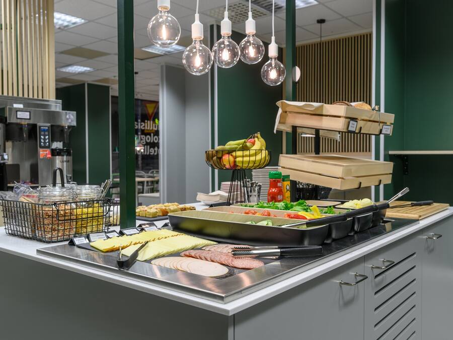 Daily buffet breakfast (EUR 12 per person)