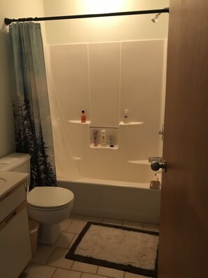 Combined shower/tub