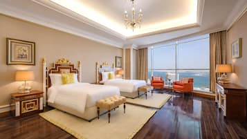 Individually decorated, individually furnished, desk, laptop workspace