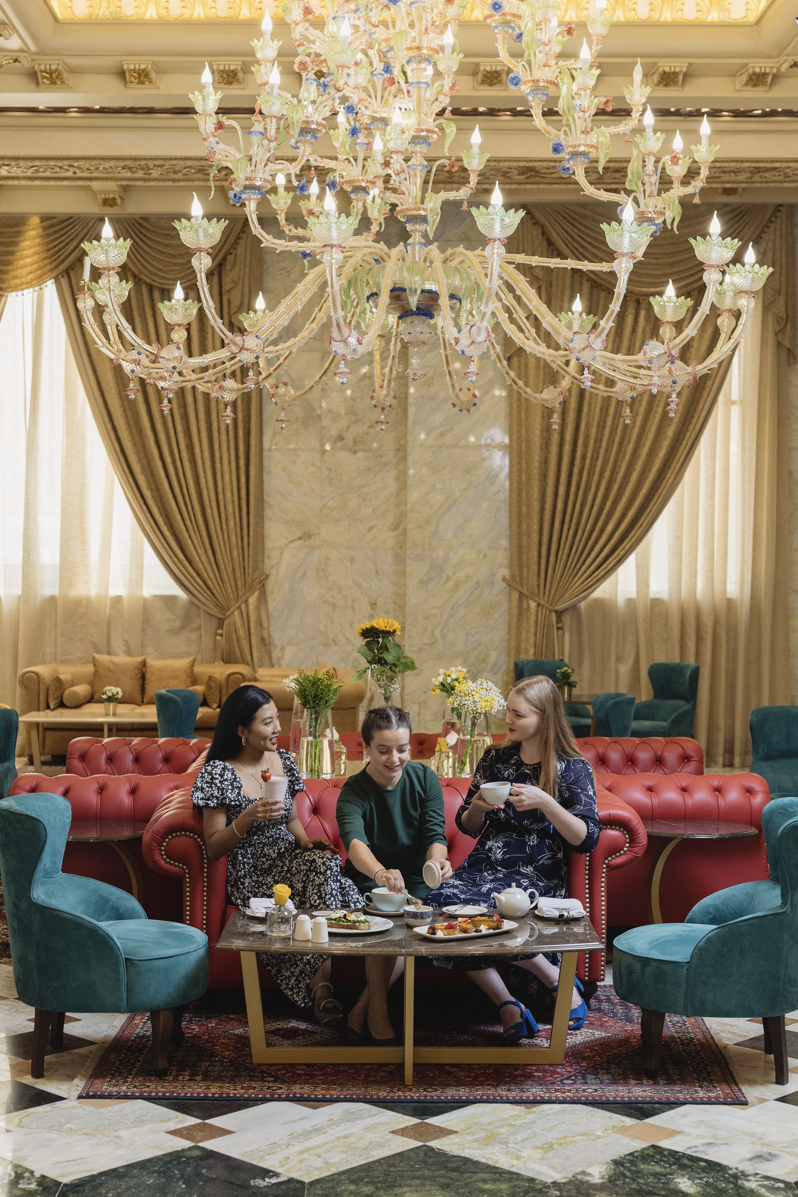 Zona de estar del vestíbulo