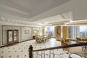 Penthouse, 3 Bedrooms (Duplex) | Living area