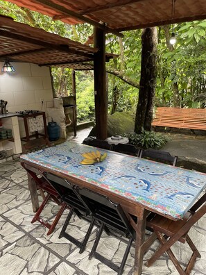 Oven, cookware/dishes/utensils, cleaning supplies - Da Cachoeira (Angra dos Reis)