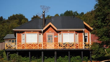 Superior huisje, 1 slaapkamer | 2 slaapkamers, luxe beddengoed, Select Comfort-bedden