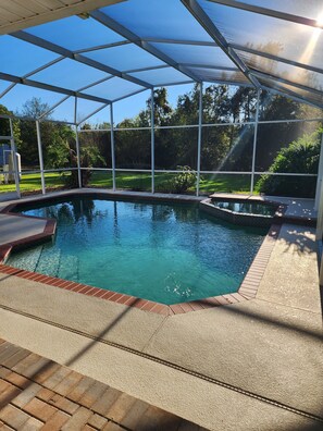 Pool - Beautiful vintage home with private pool (Kissimmee)