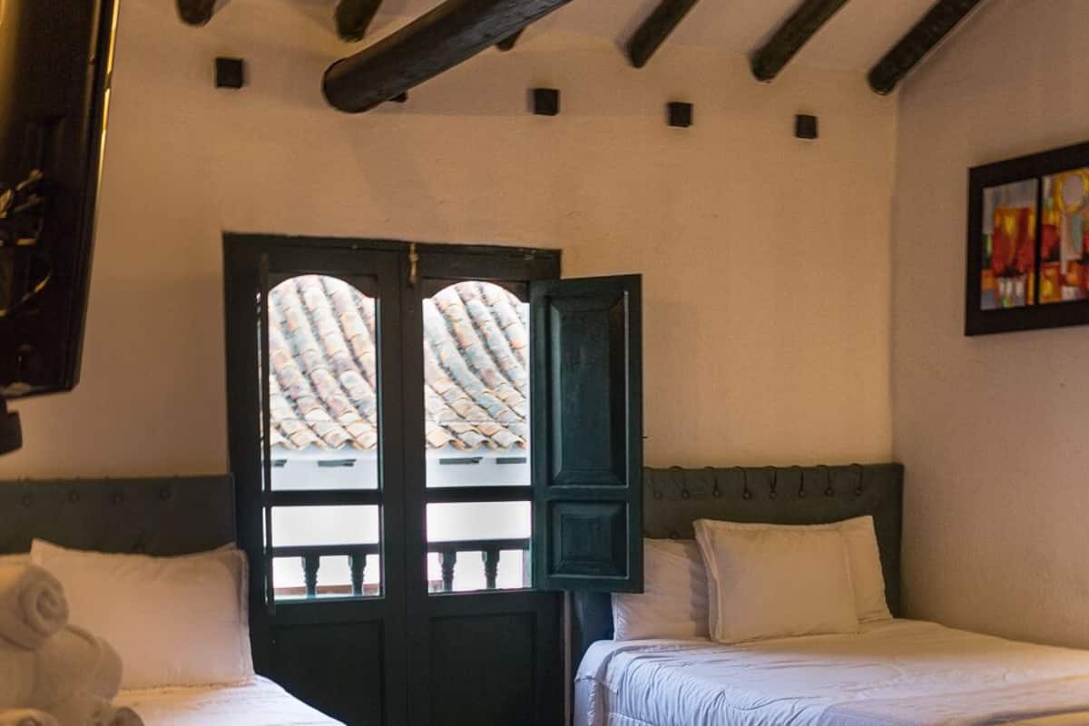 Premium bedding, down duvets, memory-foam beds, individually decorated