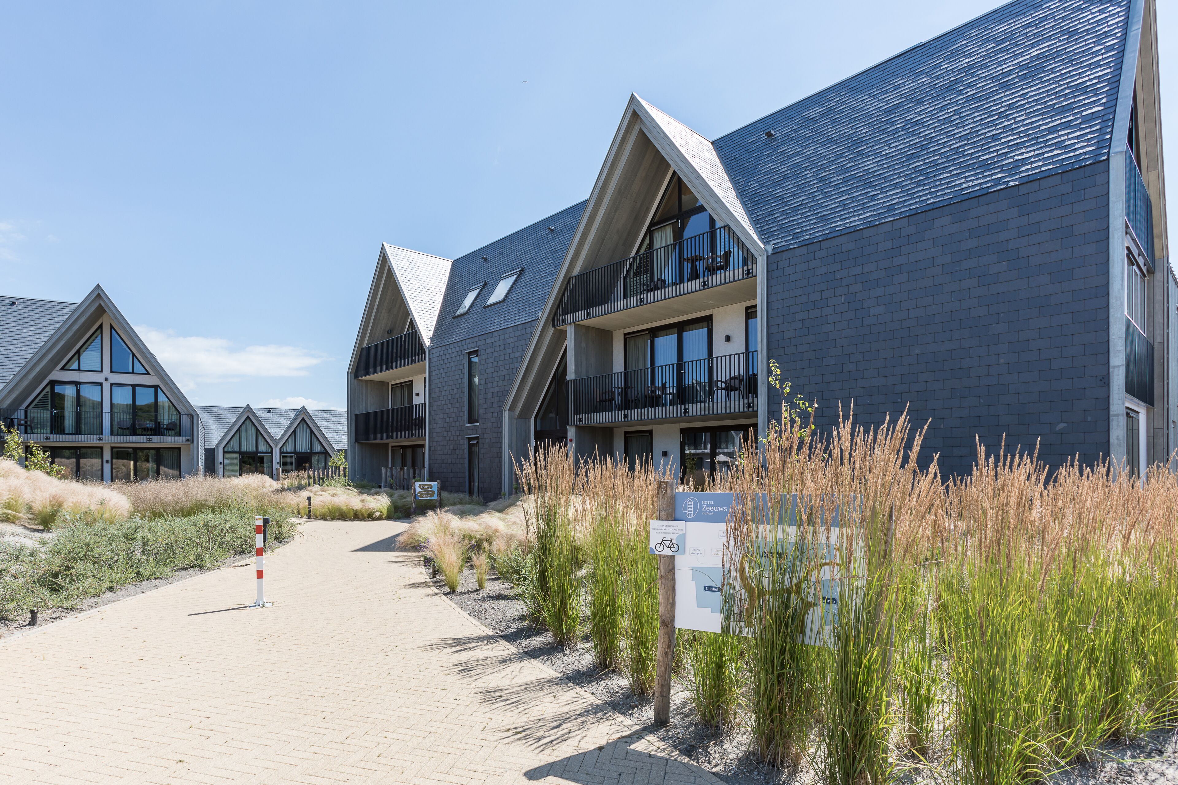 Voorkant van accommodatie