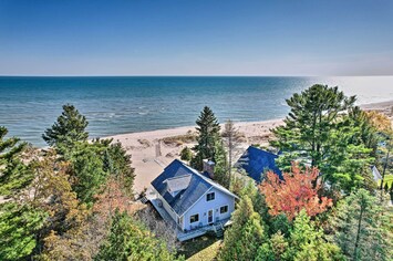 Oscoda Vacation Rental | 4BR | 3BA | 2,000 Sq Ft | Stairs Required
