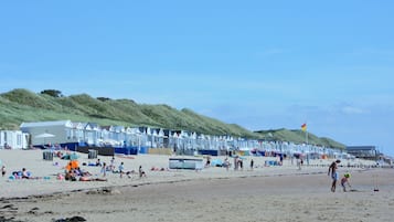 Vlak bij het strand